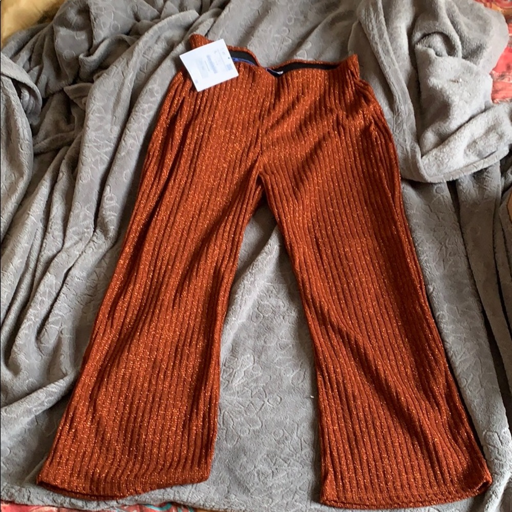 Zara rust culottes